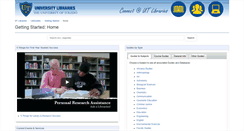 Desktop Screenshot of libguides.utoledo.edu