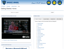 Tablet Screenshot of libguides.utoledo.edu