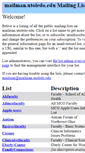 Mobile Screenshot of mailman.utoledo.edu