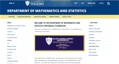 Desktop Screenshot of math.utoledo.edu